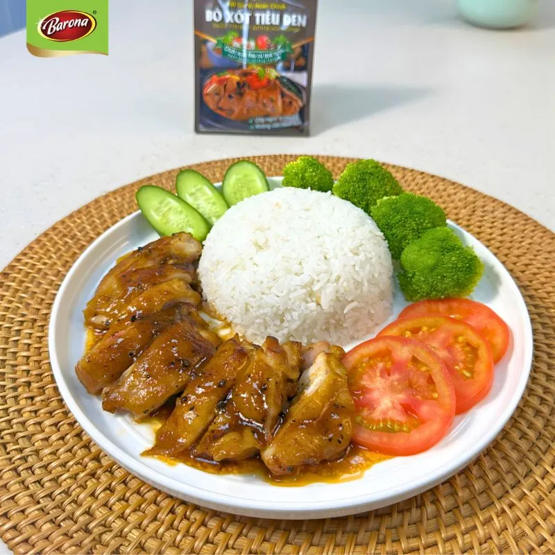 GÀ XỐT TIÊU ĐEN