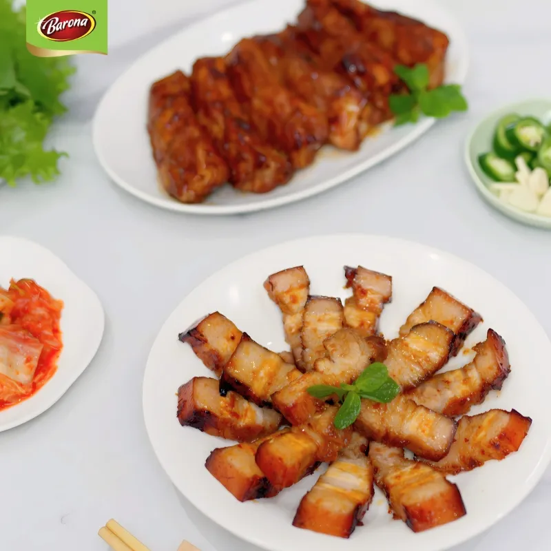 THỊT BA CHỈ & SƯỜN NƯỚNG SẢ