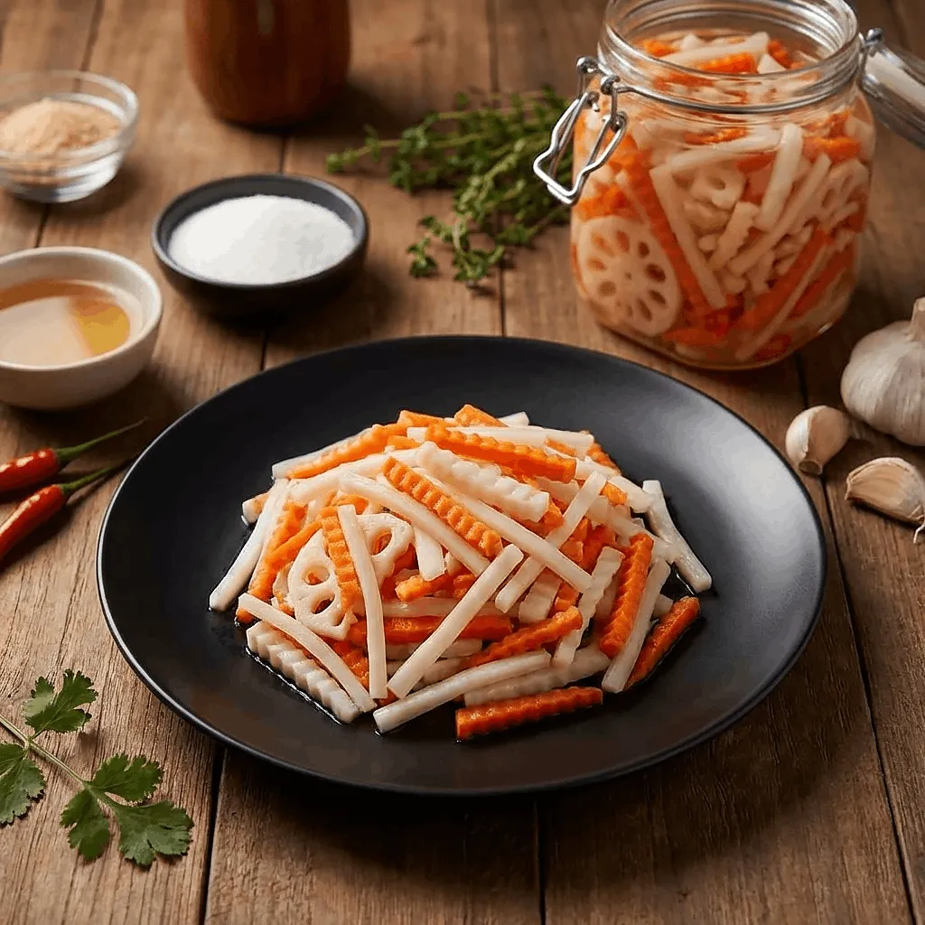 Chia sẻ cách làm ngó sen ngâm chua ngọt, đơn giản