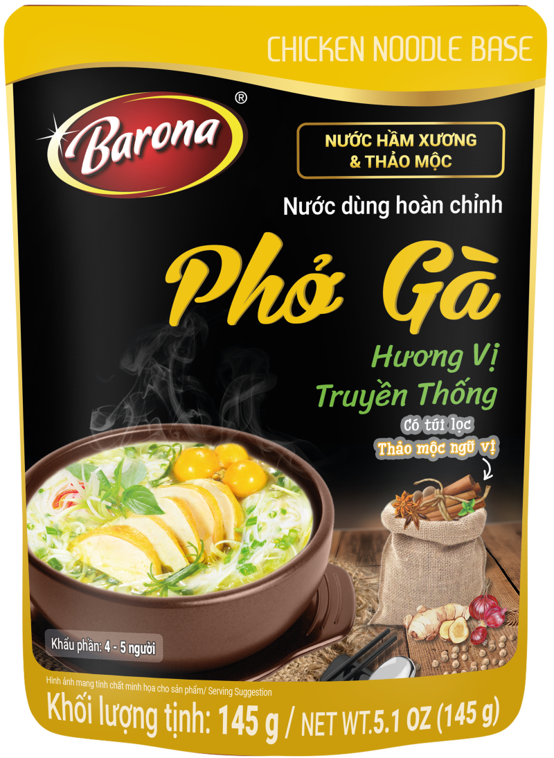 Nước Dùng Hoàn Chỉnh Barona - Phở Gà