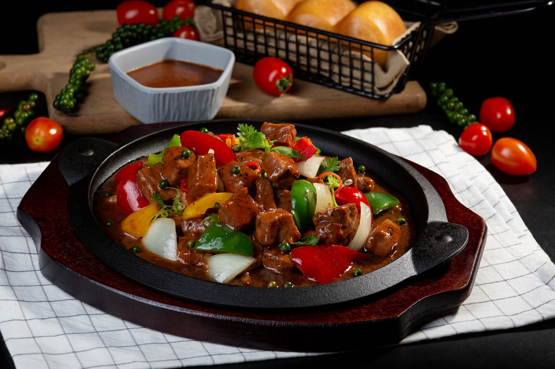 Món Bò Xốt Tiêu Đen - 2 nén