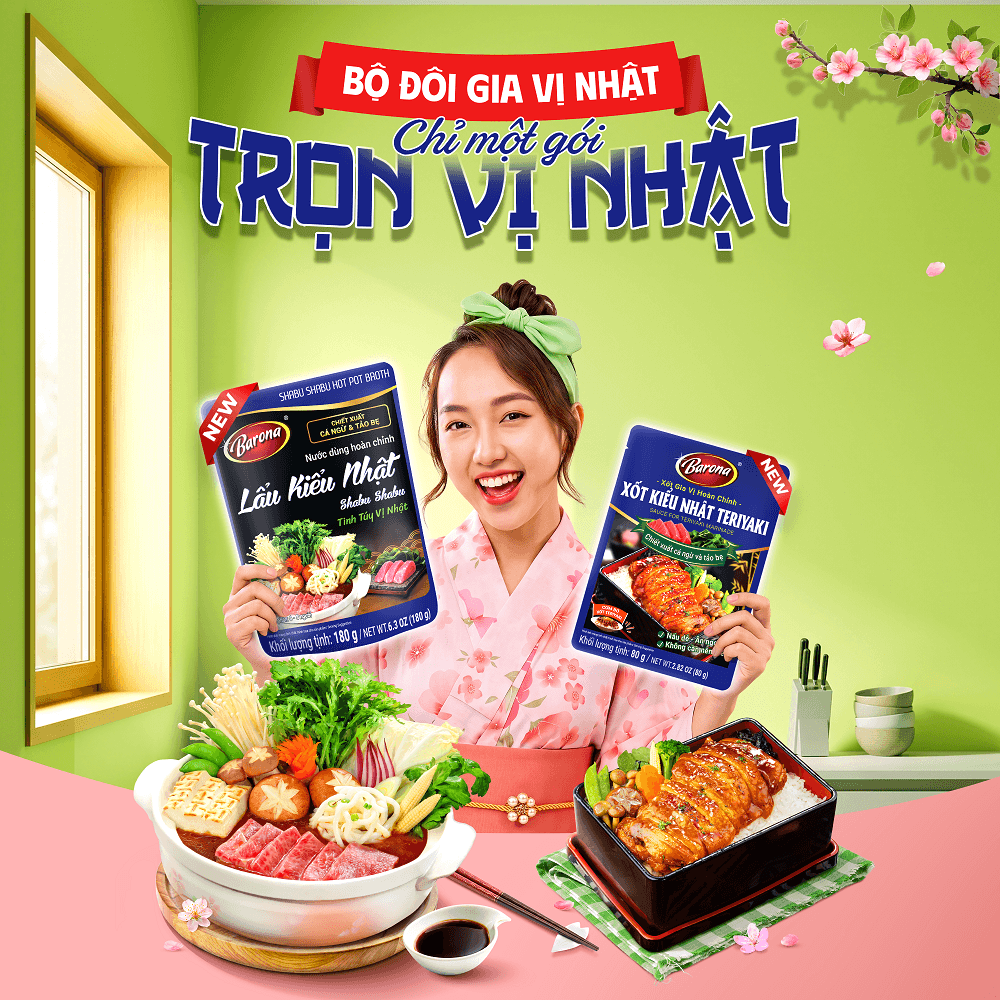 Bộ đôi gia vị hoàn chỉnh Nhật